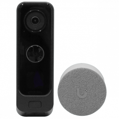 DOORBELLPRO-POE-KIT UBIQUITI Negro Timbre Profesional 10/100 UP-Chime UVC-G4-DOORBELL-Pro-PoE-Kit
