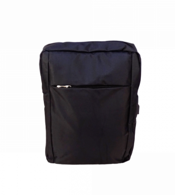 MOCHILA Mochila Portátil 16-pulgadas 33x45cm Negra Incorpora-USB-A