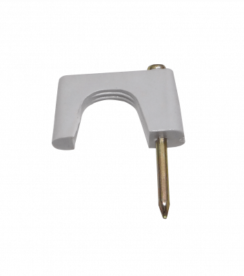 GRAMPA-15 KALOP 20-UN Nº15 Gris 11x15mm Clavo-18x2,25mm Zincado Sujeta-Cable