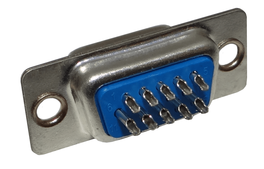VGA-H HD15 DB15-VGA HEMBRA 15-PIN Conector para Soldar requiere/Cubierta-DB DE-15/H 31mm