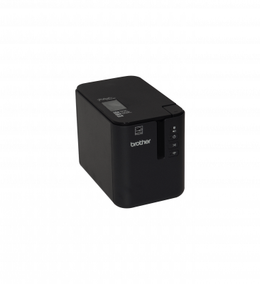 PT-P900W BROTHER Impresora de etiquetas con conectividad USB 2.0 y puerto serial RS232/DB9-M, compatible con cintas TZ de 3,5 a 36 mm, resolución de 360 x 720 ppp, velocidad de 80 mm por segundo