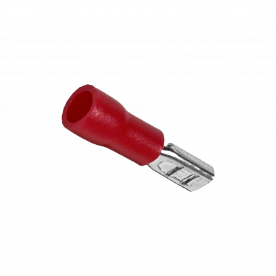 TFRH-28 2,8x0,8mm Rojo Hembra Semi-Aislado Faston 0,5-1,5mm2 100-unidades PVC