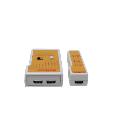 HDMI-TEST Comprobador de Cables HDMI de 2 Puertos con 24 LEDs, Requiere Pila de 9V
