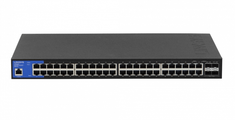 LGS352C LINKSYS 48-1000 4-SFP+10G RS232-RJ45 Switch Admin Rack 52-port C13
