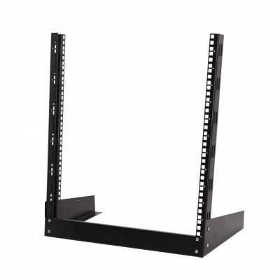 RK12-BL Bastidor Desarmado de 2 Postes Simple Negro 12U 59cm de Altura LINKMADE