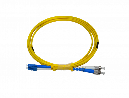 JFSLF2 Cable de Fibra Óptica Dúplex Monomodo LC a FC 2 Metros 9/125um LSZH