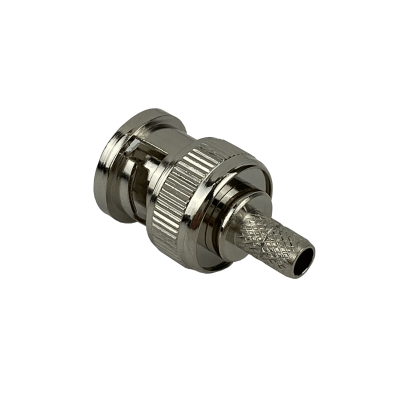 BM2C Conector BNC Macho para Cable RG58 y LMR195 Terminal Engarzable