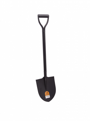 PAA503MY Pala de metal con mango metálico negra 100cm 1mt