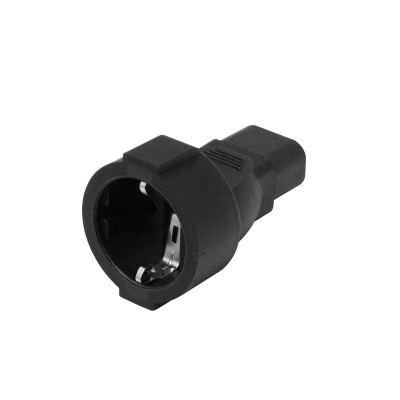 NCMS Macho-C14 Schuko-Hembra c/Tierra Adaptador 10A no-Certificado