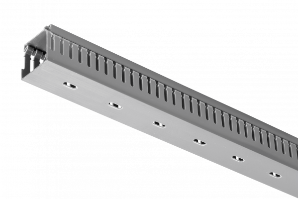 RAD-E4 Canaleta Ranurada 2mt x 40x40mm Gris para Tablero Electrico