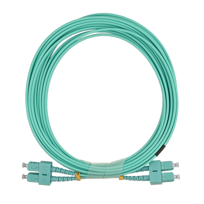 JF3CC5 5m SC-SC OM3 Multimodo MM Dúplex Latiguillo de Fibra 3.0mm 50/125µm LSZH