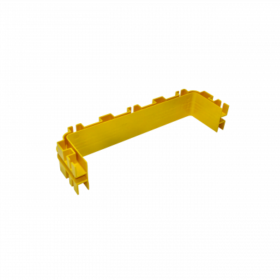 CCA-360-U 360x100mm Acoplador Amarillo PC+ABS LSZH Hembra