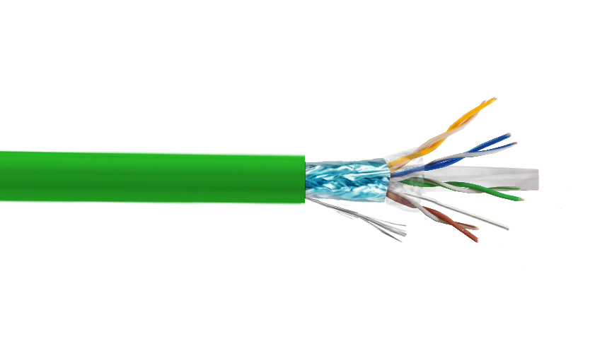 CBAF-FV3 FURUKAWA LSZH Verde Categoría 6A F/UTP 305 metros Unifilar 23AWG Bobina de Cable 23370095