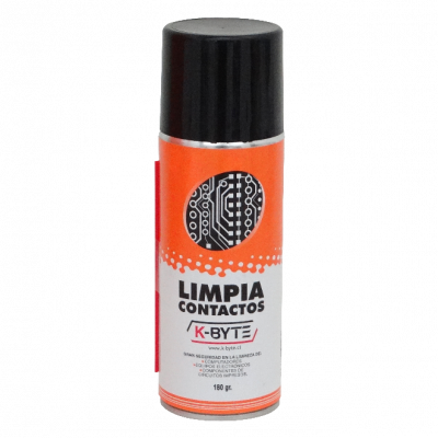 LIMPIA-CON Aerosol desengrasante para contactos eléctricos 180g removedor de suciedad y residuos oleosos