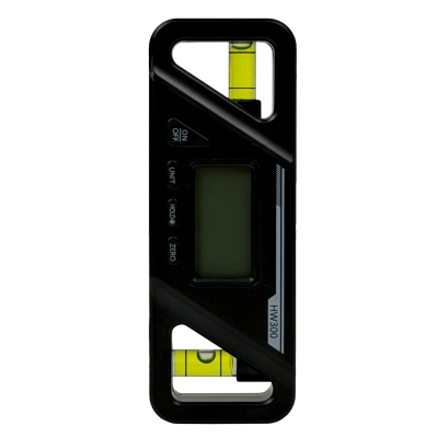 INCLI-D Inclinómetro Digital con 2 Burbujas y 4 ángulos de 90 grados Base Magnética funciona con 2 pilas AAA