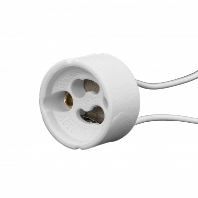 GU10 BASE GU10 Ceramica con cables Soquete Conector