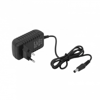 F12-1C Plug-5,5x2,5mm 12V 1A 12W Plastica interior Fuente Poder Cable-85cm