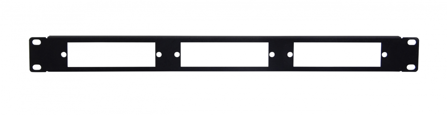 1U-3P Panel Placa 1U Rack para 3 Módulos 130mm CL/TF/KEY/MPO/CASETE