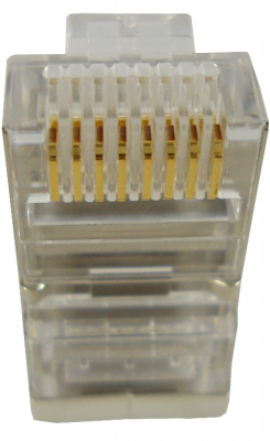 RJ6SM-10U LINKMADE 10 piezas para cable multifilar Cat6 FTP STP Conector RJ45 con blindaje metálico