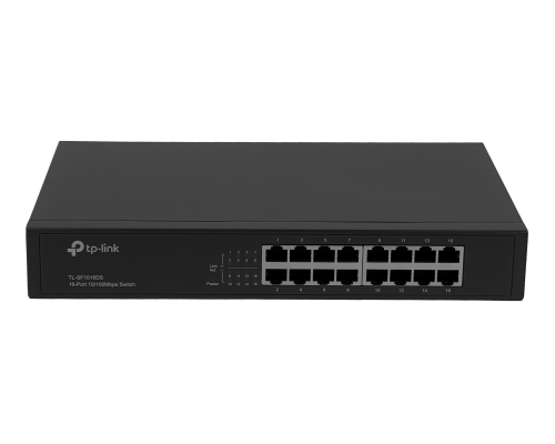 TL-SF1016DS. TP-LINK 16-100 Angosto Switch no-Admin Rack 10/100
