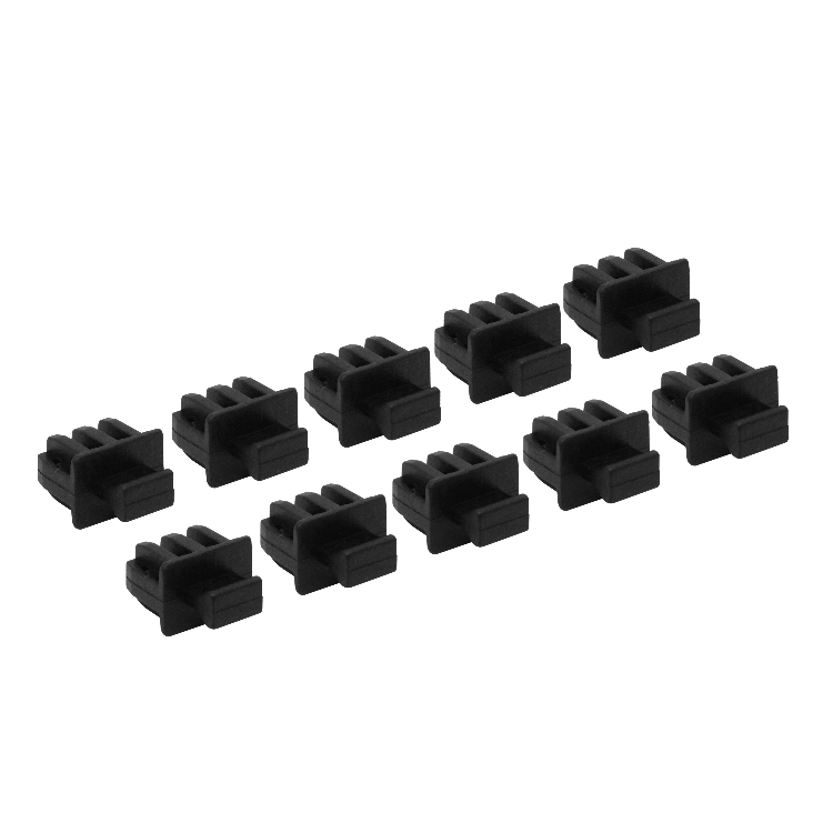 SFP-TAPA 10-unidades Cubierta para SFP Plástica Negra Protector-Puerto-SFP
