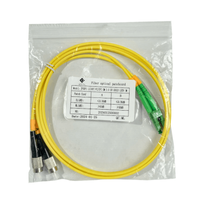 JFSBF1 1mt LC/APC-FC/UPC Monomodo SM Dúplex Latiguillo Fibra 9/125um 3mm