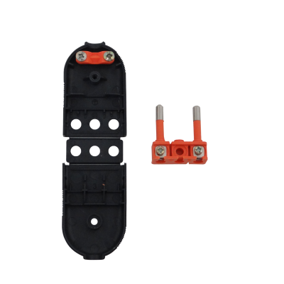 EMV2P KALOP 2 Polos Negro 10 A Clavija Volante Macho Sin Conexión a Tierra KL44401