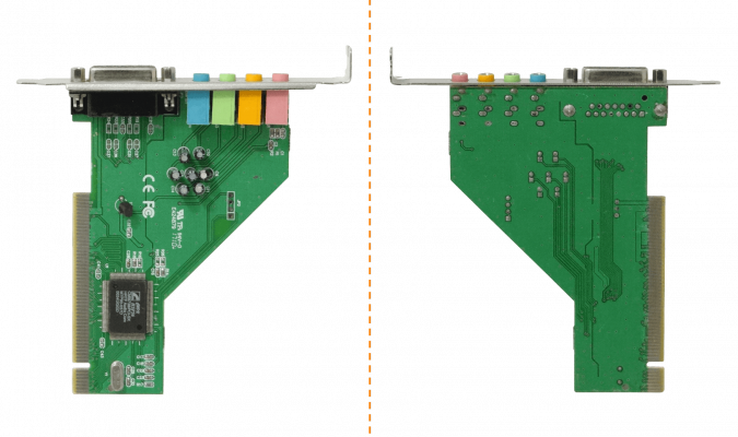 PCI-SND Placa de Audio 4.1 PCI-Legacy 4-3,5MM-H 1-DB15-H 2-hileras 8738/PCI-X