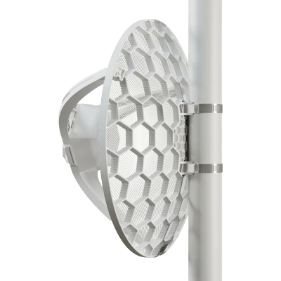 LHGG-LTE6-KIT MIKROTIK Antena Enrutador 1 Puerto 10/100/1000 CAT6 17dBi 300/50Mbps 1 Ranura SIM 25º Capa 3 Incluye Adaptador 24V LTE/3G 391mm