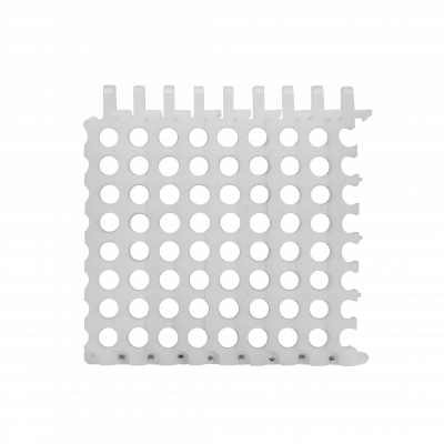 COMB-64 Organizador para agrupar 64 conductores UTP/FTP de hasta 8,5mm de diámetro en formato 8x8, color blanco