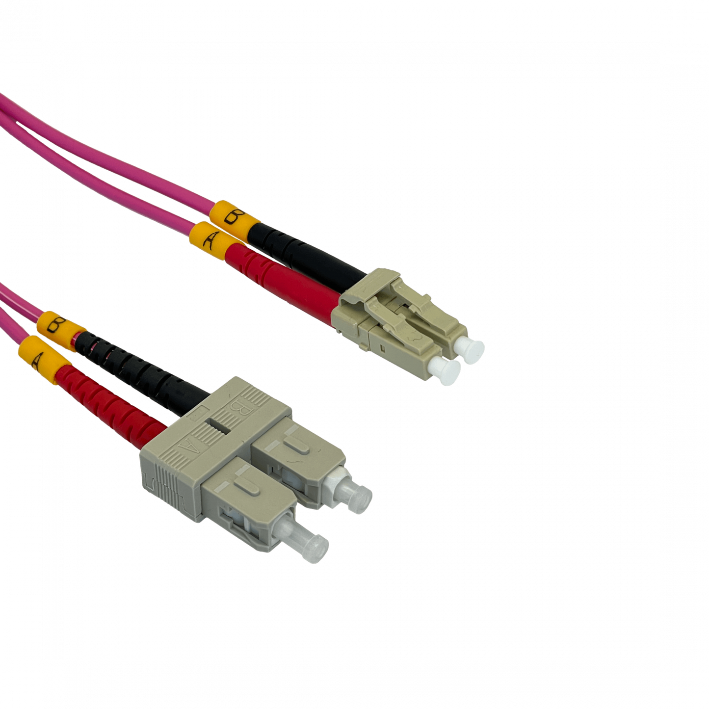 JF4LC3 LSZH 3mt LC-SC OM4 MultiModo MM Duplex Jumper Fibra 50/125um 3,0mm