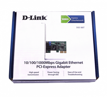DGE-560T D-LINK NIC 1-1000 PCIE-x1 Tarjeta Red Gigabit PCIExpress