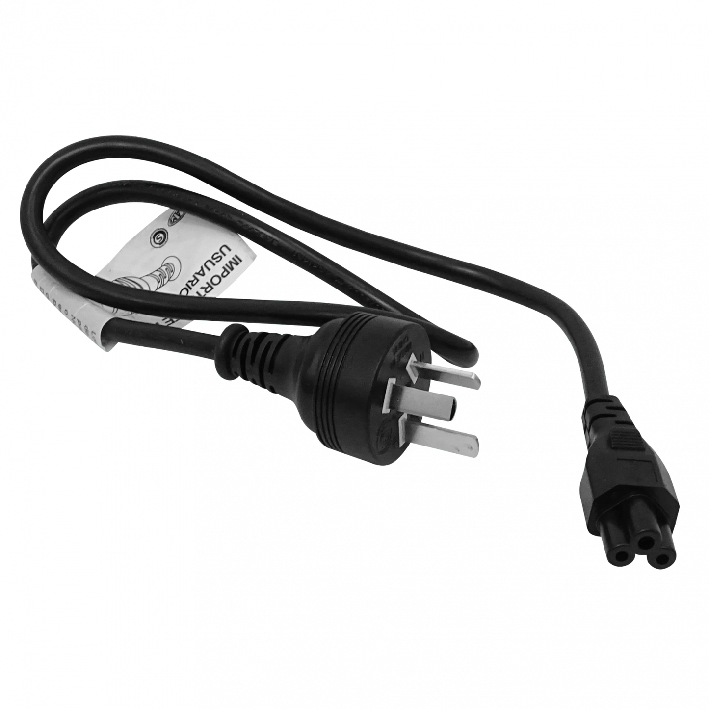 CRMT 1,2-1,8mt Trebol-C5-Hembra I-Macho Cable Poder I=Argentina/Australia
