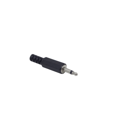 PLUG-32 Ficha Soldable de Audio Mono Macho 3,5mm, Conector Phone 2 Pines de 1/8