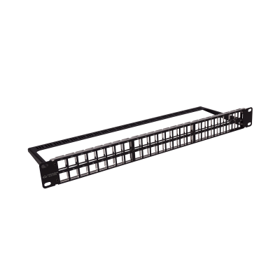 PP148F. FURUKAWA Panel de Conexiones Metálico de 48 Puertos Tipo Keystone 1U Sin Carga 35050824