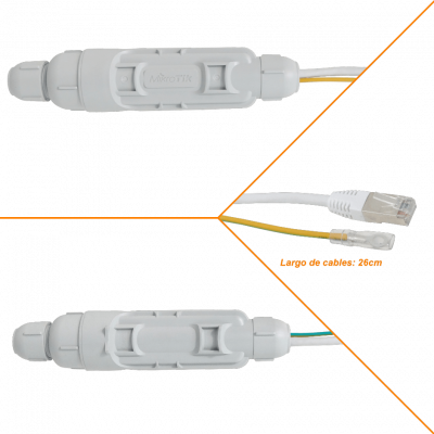 GESP MIKROTIK Dispositivo Exterior Protección Sobrevoltaje Descargas-Atmosfericas Electricidad-Estatica Drenaje IP67