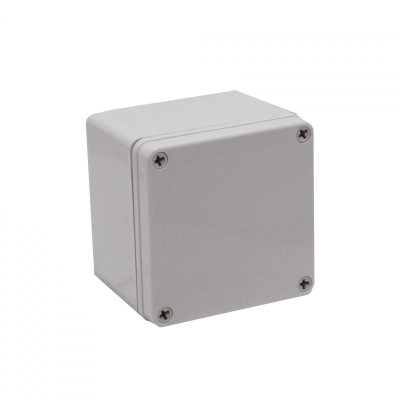 TJ-AG-1212 TIBOX 125x125x100mm Cubierta Gris Caja Gris Plástica IP66 RoHS