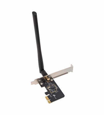 T2E TP-LINK Adaptador inalámbrico 633Mbps banda dual 2,4/5GHz interfaz PCI Express x1 con 1 conector RPSMA y soporte para perfiles alto y bajo