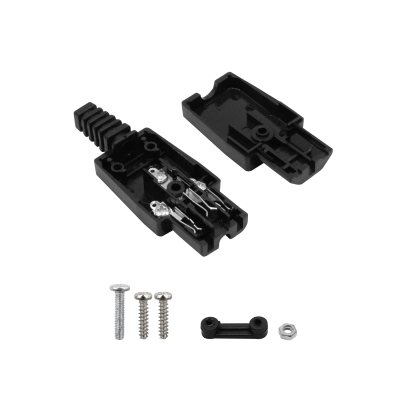 C15-HV Conector Hembra Volante C15 para Computación 10A Color Negro