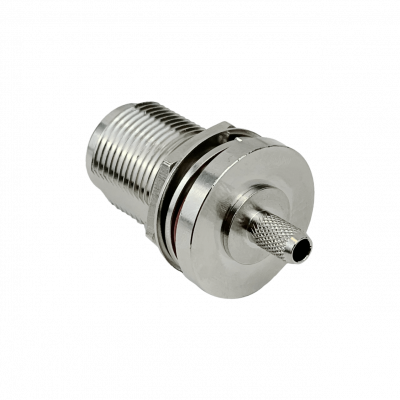 NH2E N-Hembra LMR195 RG58 16mm-Diamet Panel Conector Crimpeable Coaxial