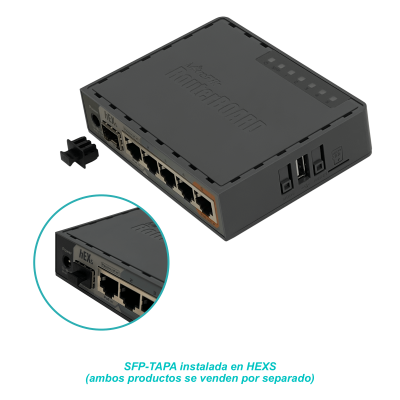 SFP-TAPA 10-unidades Cubierta para SFP Plástica Negra Protector-Puerto-SFP