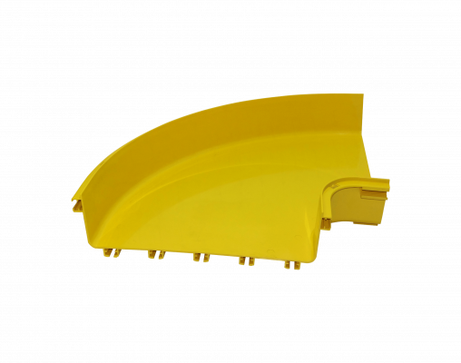 CCA-360-APM 360x100mm Angulo 90º Plano Amarilla PC+ABS LSZH Macho