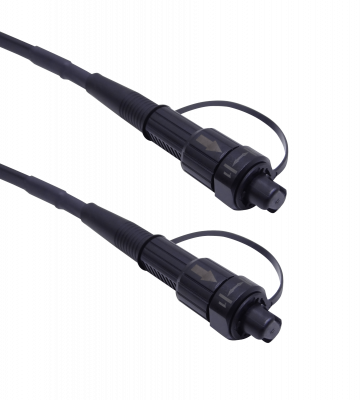 JXSXX100 Bobina 100m 1-Fibra Monomodo G657A2 con Conector OptiTap/APC para Cable de Exterior