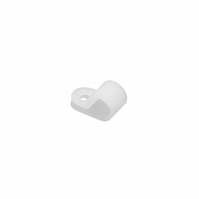 CLIP-R10 Tipo-R 100 piezas Abrazadera de sujeción 10mm para cable 12x24mm para tornillo de 4mm