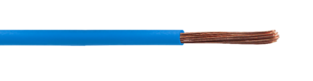 HZ15A EVA Cable Eléctrico Multifilar H07Z-1 1,5MM LSZH Azul 100 metros 750V Brasil