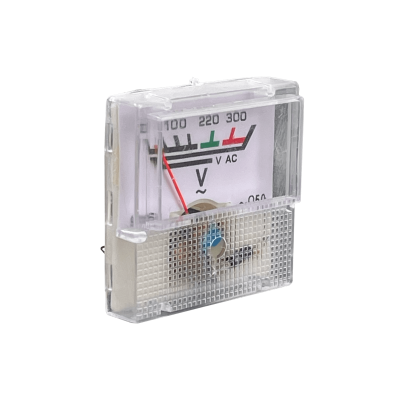 VOLT-AC Voltimetro Analogo 0-300VAC 91L16 40x40x11mm