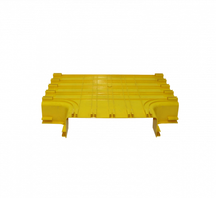 CCA-360-TM Derivación Horizontal en T Amarilla 360x100mm PC+ABS LSZH Macho