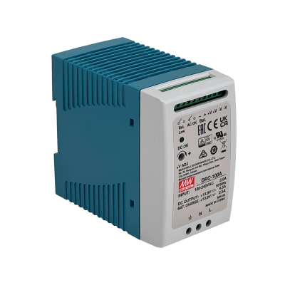 DRC-100A MEANWELL 13,8VDC CH1-4,5A CH2-2,5A 100W Regulable-CH1 12-15V Carril-DIN