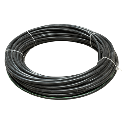 PLAN-2 Cepillo Plansa 25mm-exterior 1,5mm Bobina 100metros Negra HDPE Polietileno Reciclado