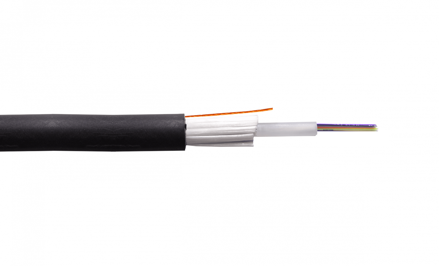 CFSH6 CABLE MONOMODO EXTERIOR PE 6 FIBRAS 1 TUBO HOLGADO DIÁMETRO 6mm